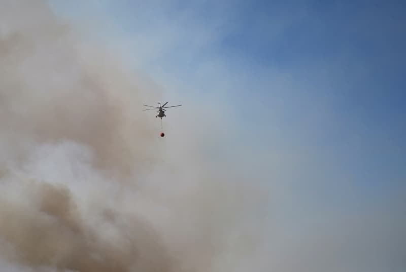 <p>Adana'daki orman yangınından fotoğraflar</p>