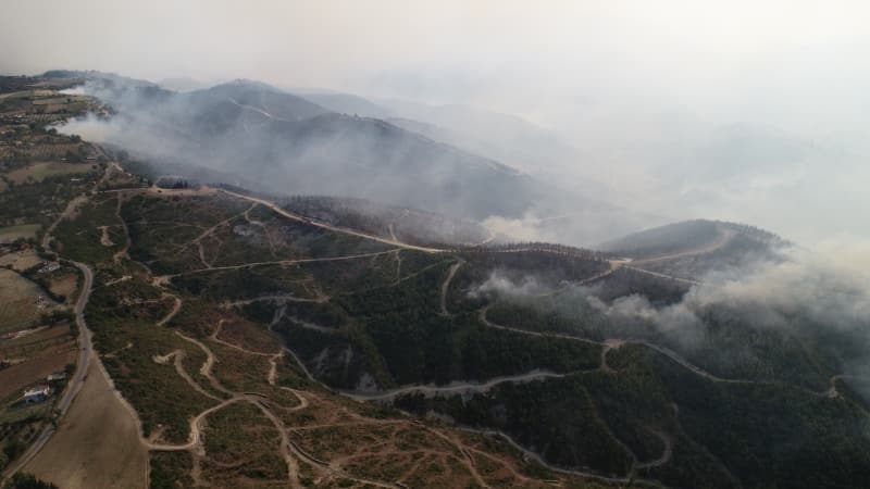 <p>Adana'daki orman yangınından fotoğraflar</p>