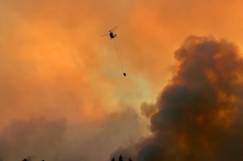 <p>Adana'daki orman yangınından fotoğraflar</p>