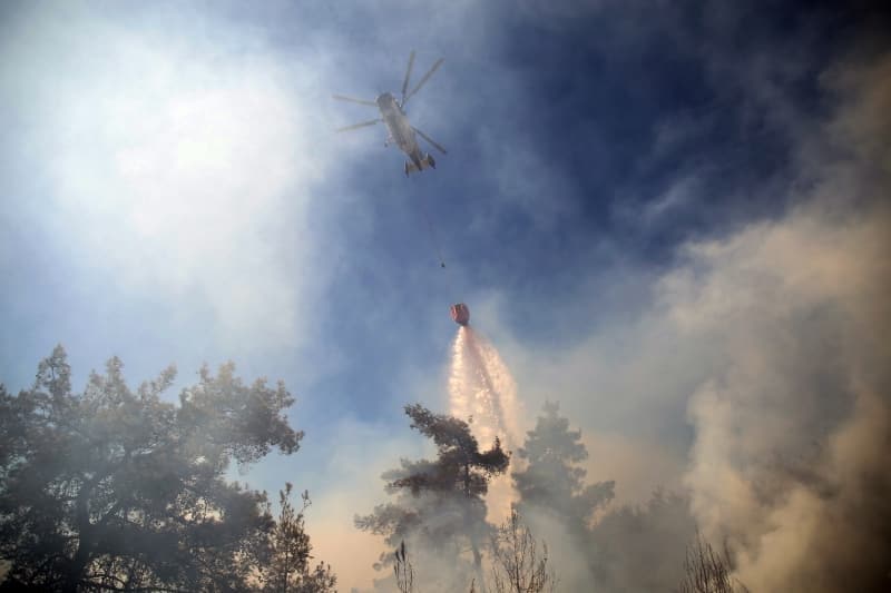 <p>Adana'daki orman yangınından fotoğraflar</p>