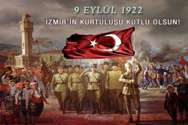 <p>9 Eylül Misak-ı Milli sınırlarının düşmandan temizlendiğinin tüm dünyaya ilanıdır! 98. yıldönümünü kutlu olsun.</p>