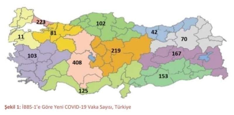 <p>Bir nceki gne gre hastaneye yatrlan yeni hasta saysndaki en fazla azal Dou Karadeniz Blgesindedir (-%40,0). Bunun yan sra hastaneden taburcu edilen yeni hasta saysndaki en fazla art Gneydou Anadolu Blgesindedir (%22,7).</p>