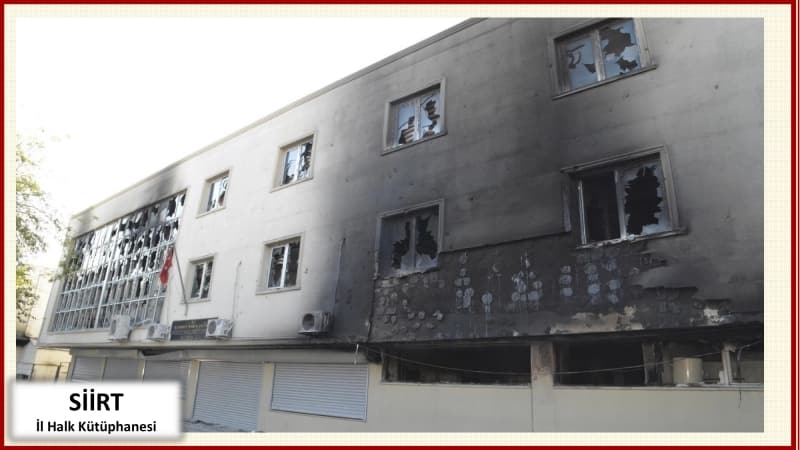 <p>5 sivilin hayatını kaybettiği, 17 sivil ile 20 emniyet mensubunun yaralandığı Siirt'te, gözaltına alınan 69 kişiden 16'sı tutuklandı.</p><p>Saldırılarda, kamuya ait ilk ve orta dereceli 12 okul, kütüphane, halk eğitim merkezi, 4 sağlık merkezi, bir acil sağlık istasyonu ve erkek öğrenci yetiştirme yurdu yakılarak kullanılamaz hale getirildi.</p>