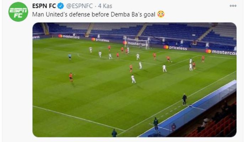 <p><b>'DEMBA BA'NIN GOLNDEN NCE MANCHESTER UNTED SAVUNMASI...'</b><br></p><p>Amerikan medyasndan ESPN de, bu gole kaytsz kalmad.</p>