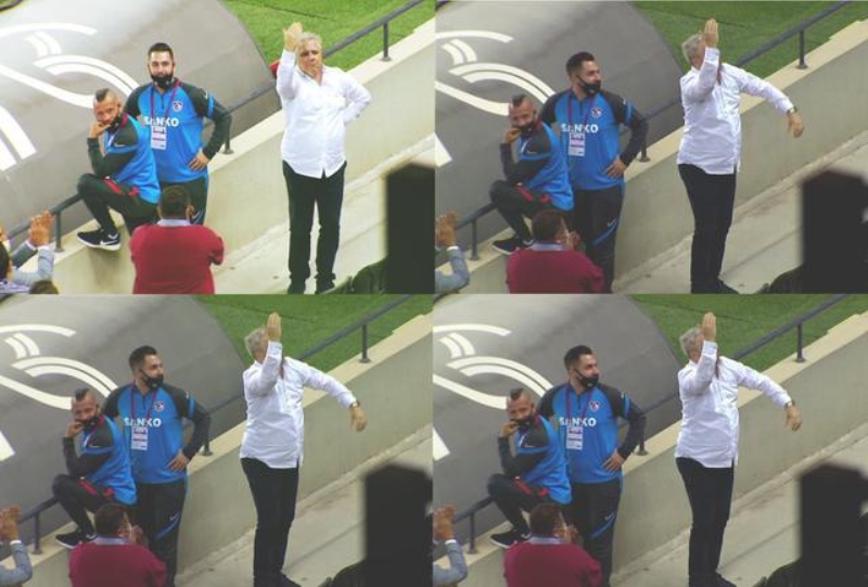 <p>Trabzonspor maçının ardından göbek atmıştı</p>