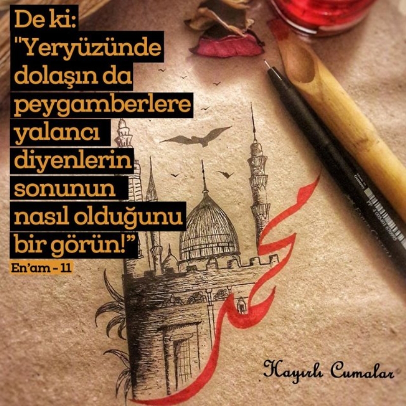 <p>Şüphesiz benim namazım, ibâdetlerim, hayatım ve ölümüm âlemlerin Rabbi Allah içindir. (En'âm, 6/162) Hayırlı Nurlu Cumalar.</p><p><br></p>