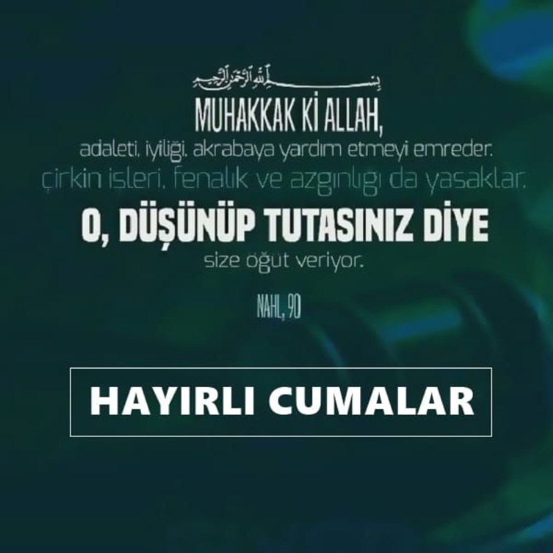 <p>Avuç içlerinizde sakladığınız bütün duaların kabul olması dileğimle. Hayırlı Cumalar.</p><p><br></p>