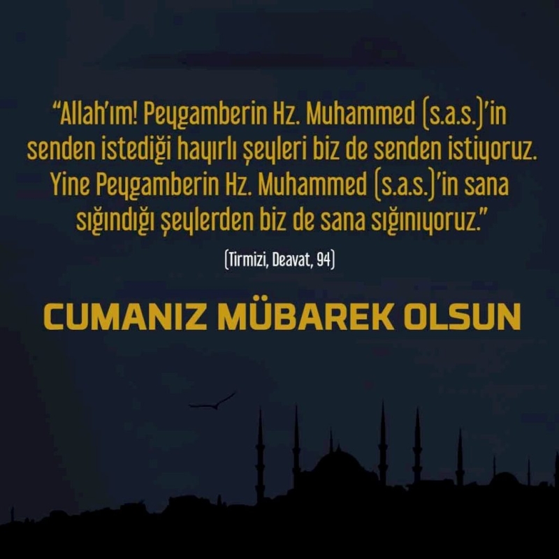 <p>Allah'ın rahmeti bereketi üzerine olsun.Mekanın cennet, yuvan huzurla dolsun,Kalbin Allah ile gecen nurla dolsun. Hayırlı Cumalar.</p>