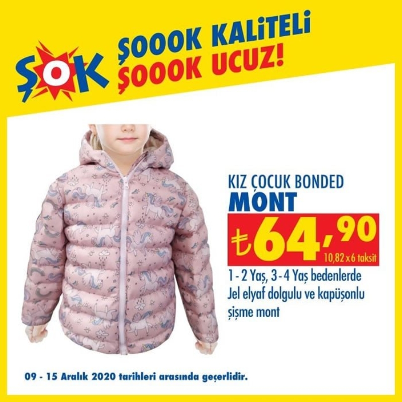 <p>K�z �ocuk Bonded Mont 64,90 TL</p>