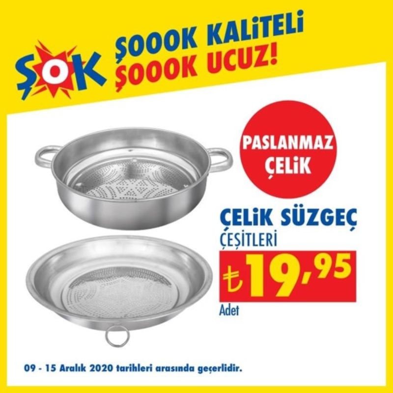 <p>�elik S�zge� �e�itleri 19,95 TL</p>