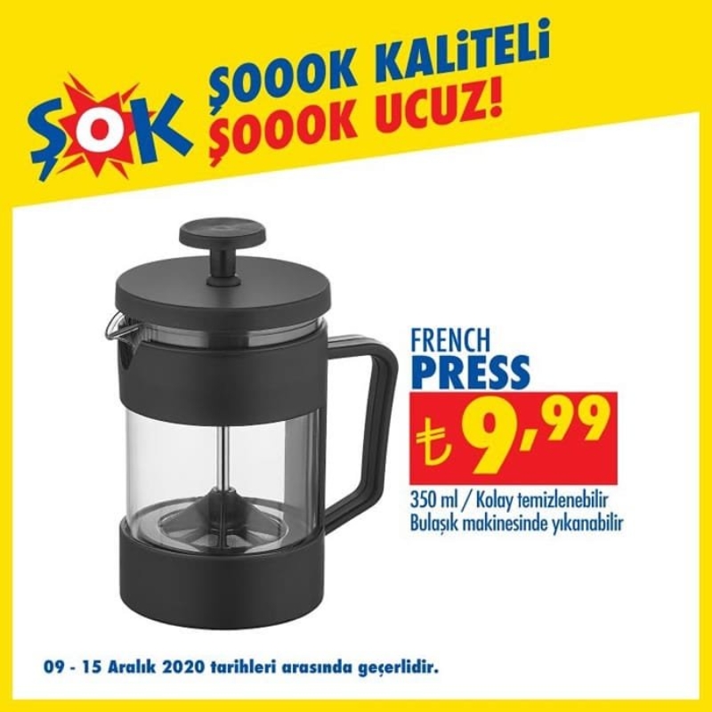 <p>Mulier French Press 9,99 TL</p>