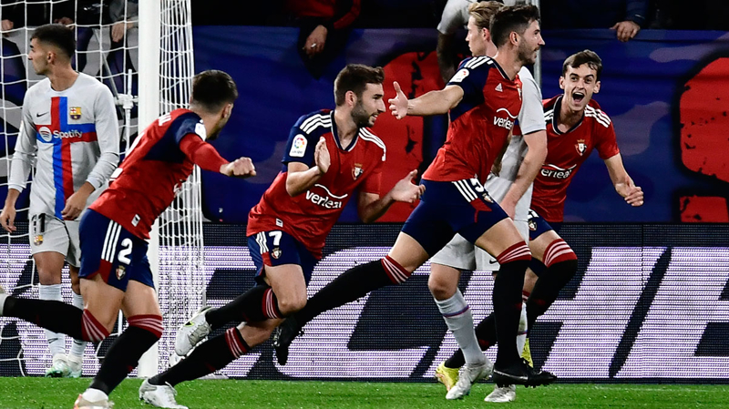 <p><b>Osasuna </b>ise 23 puanla 6.lkta kald.</p>