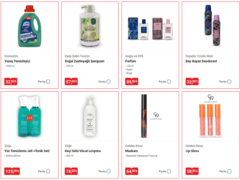 <p>26 Eyll BM aktel katalounun indirimli rnleri devamnda; Sleepy Bio Natural Bebek Bezi eitleri 197 TL, Bolero 2'li Bambu Erkek Soket orap 39,50 TL, Bolero 2'li Bambu Kadn Soket orap 37,50 TL, Yumo 2520 ml Sv amar Deterjan 89,50 TL, Ziaja 400 ml Kei St Vcut Losyonu 78,50 TL,</p>