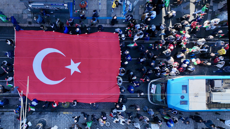 <p>ABD'yi protesto etmek iin 500-600 bin civarnda kiiyle Adana'daki ncirlik ss'ne gittiklerini belirten Yldrm, asl sulunun srail deil, ABD olduunu ifade etti.</p>