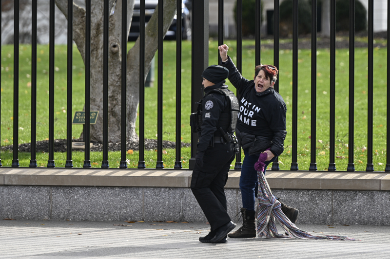 <p>Sald�r�larda hayat�n� kaybeden binlerce sivil i�in '�l�m eylemi' d�zenleyen g�stericiler, Joe Biden y�netimine Gazze'de ate�kesi desteklemesi �a�r�s�nda bulundu.</p>