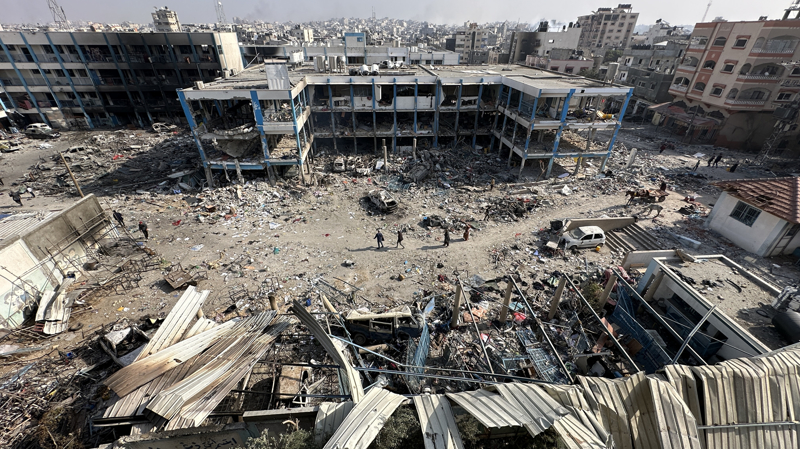 <p><b><font color='#990000' size='3'>Fotoraftaki: Faluce'deki UNRWA'ya ait Filistin Okulu</font></b></p>