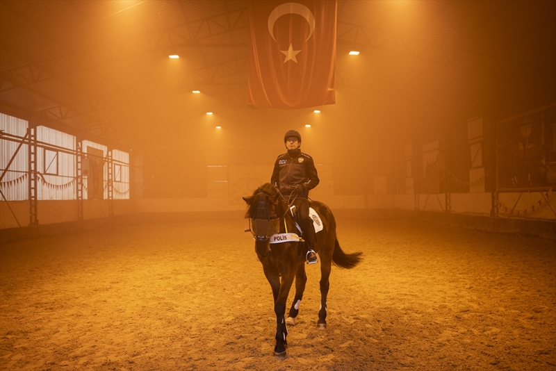 <p>Patlama, duman, ateş ve benzeri görsel ve işitsel öğelere karşı duyarlılık gibi eğitim aşamalarını geçen atlar, toplumsal olaylara müdahale ve devriye görevlerinde etkin rol almaya başlıyor.</p>