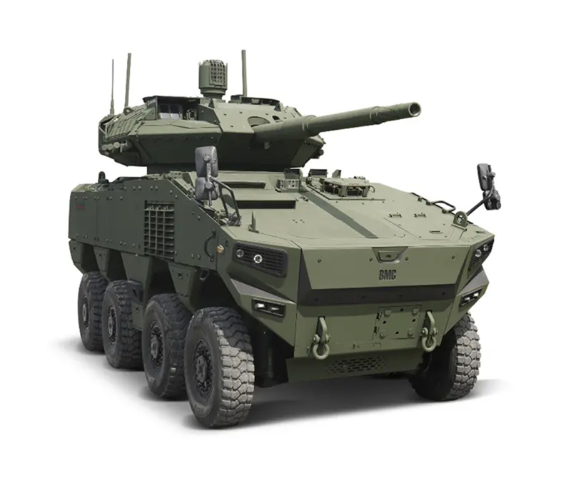 <p>ALTU 8x8 – ZMA & ZPT</p><p><br></p><p>ALTU 8x8 Zrhl Muharebe Arac (35 milimetre silah kuleli) ve Zrhl Personel Tayc (12,7 milimetre silah kuleli) kendi snfnda konvansiyonel ve asimetrik muharebe sahasnn tm ihtiyalarna cevap verebilecek ekilde tasarland.</p><p><br></p><p>ALTU 8x8, 35 mm ve 12,7 mm silah kuleli versiyonlaryla sahada etkinliini kantlarken; 105 mm silah kuleli 'Tank Avcs' versiyonu BMC'nin gl entegrasyon kabiliyetinin en yeni rn olarak IDEF 2025'te ilk kez sergileniyor.</p><p><br></p><p>Aralar en gncel kullanc gereksinimleri, grev konseptleri, tehditler, teknoloji ve trendler ile bu pazarda mevcut yerli ve yabanc aralarn kabiliyetleri deerlendirilerek belirlenen her ynyle stn zellikleriyle n plana kyor. ALTU 8x8 serisi aralarda yzde 80'lere varan yksek yerlilik oran hedefleniyor. Aralarn tm versiyonlarda bulunan yerli ve milli aks donanmlarna ilave olarak 12,7 milimetre silah kuleli 8x8 ve 6x6 versiyonlarnda yerli motor da kullanlacak ekilde almalar srdrlyor. 7,62 milimetreden 120 milimetreye kadar her trl silah tama kabiliyetine sahip ALTU 8x8, mayn ve el yapm patlayclara kar stn koruma sunuyor. ALTU, 8 tona kadar faydal yk tayabiliyor. Sklebilir ve deitirilebilir ara tavan konseptiyle 'tek platformda oklu grev kabiliyeti' barndran ALTU, 4 akstan dmenleme sayesinde gelimi manevra yeteneiyle grev yapyor.</p>