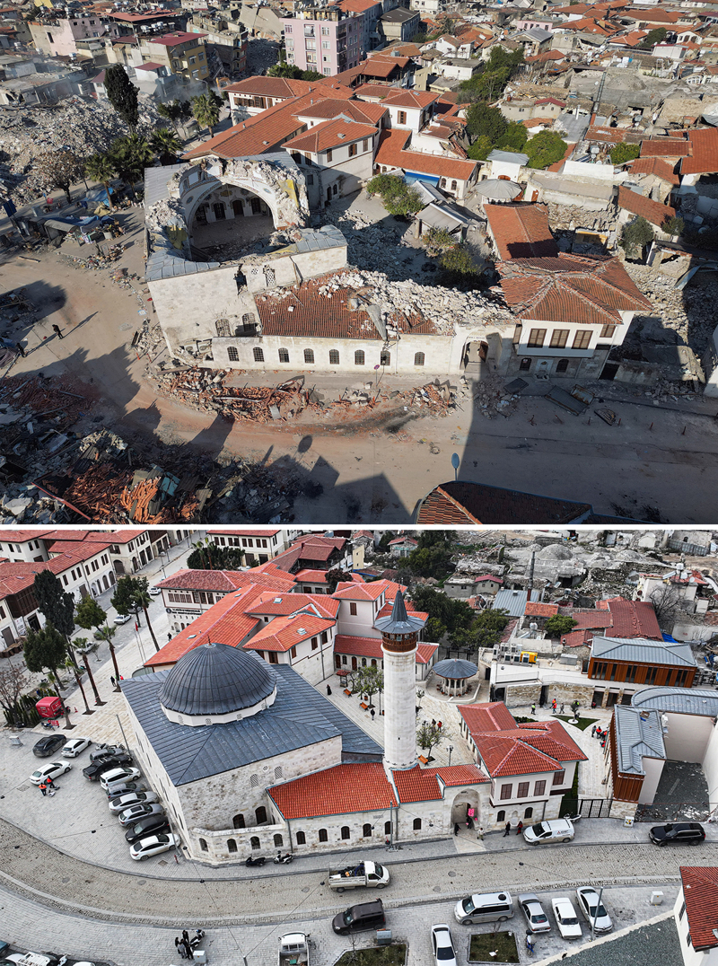 <p>Antakya il�esindeki Cumhuriyet Meydan�, R�stem T�mer Pa�a ve Atat�rk caddeleri ile Asi Nehri k�y�s�ndaki yerle�im yerlerinin bulundu�u b�lgede yeni binalar�n y�kseldi�i g�r�ld�.</p>