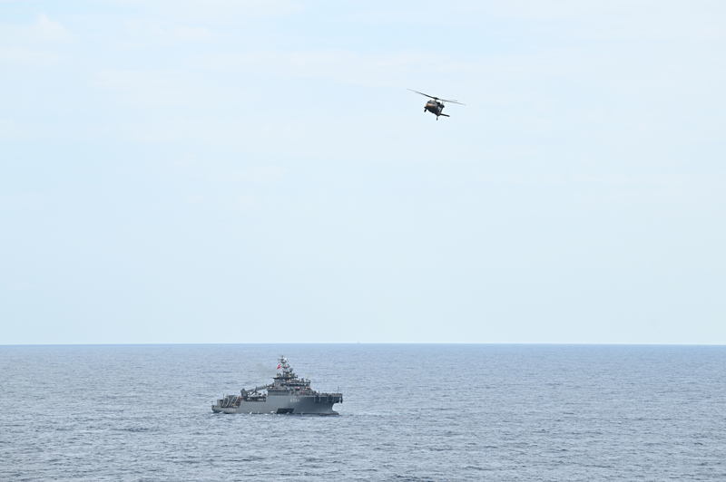 <p>Mavi Vatan-2026 Tatbikat�, kat�l�m sa�layan unsurlar�n ge�it t�reniyle sona erdi.</p>