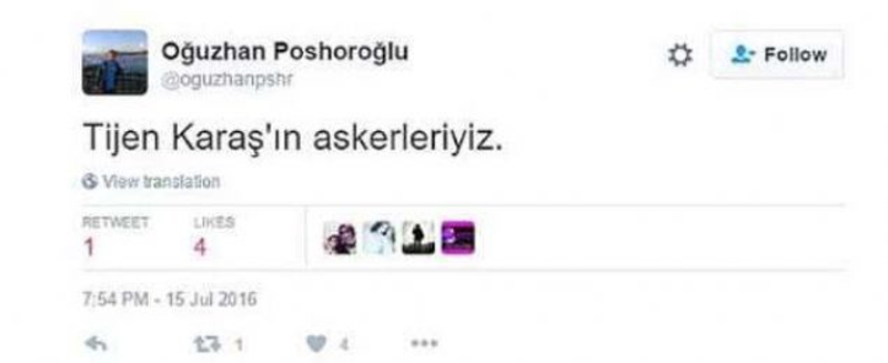 Sosyal medyada k�sa s�reden takip�i say�s� artan Kara� i�in bir �ok ki�i Tijen Kara� etiketiyle duygular�n� payla�t�.  