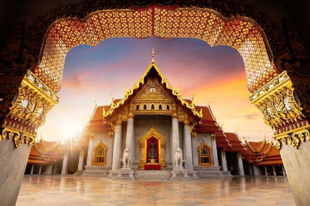 Wat Benchamabophit Dusit Wanaram, Bangkok, Thailand     