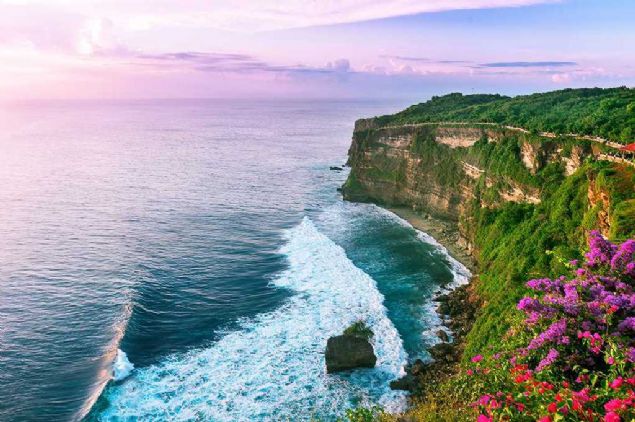 Uluwatu cliff, Bali, Indonesia     