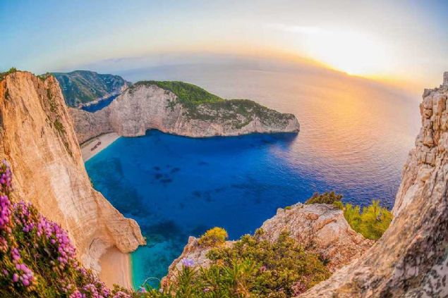 Navagio Beach, Zakynthos Island, Greece     