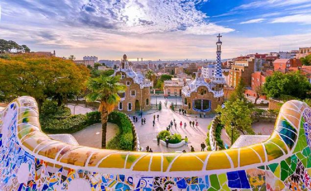 Park Guell, Barcelona, Spain     
