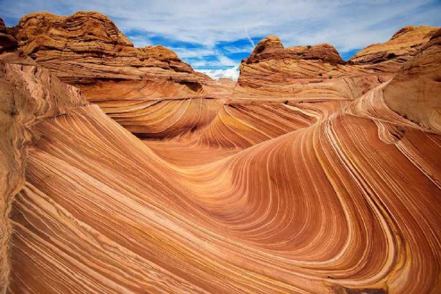 Unique sandstone, The Wave, Arizona     