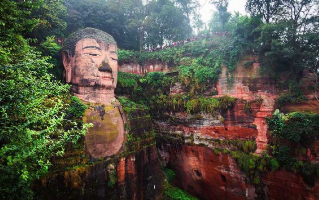 Giant Buddha, Leshan, Sichuan province     