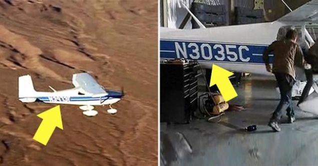 Terminat�r 3: Makinelerin Y�kseli�i	    John ve Kate'in indi�i beyaz u�a��n numaralar� art arda gelen sahnelerde birbirini tutmuyor.       