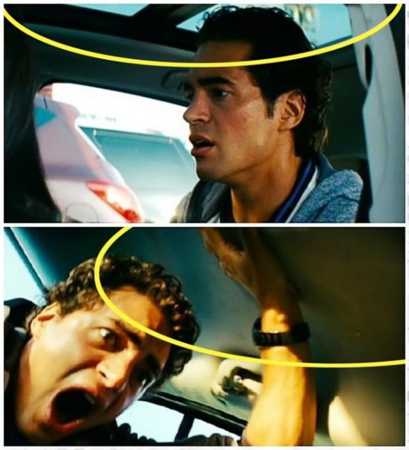 Transformers: Yenilenlerin �ntikam�	    Bir ba�ka otomobil de�i�imi sunroof'lu ara�ta g�ze �arp�yor.       