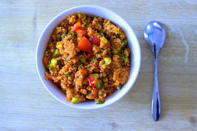 Bir fincan kinoa, 5 gram lif i�erir.  