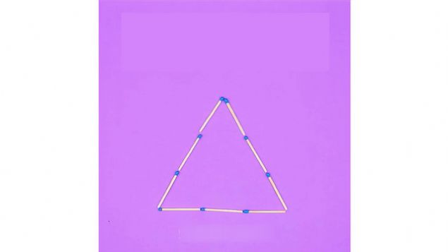 Fotoraftaki genden, 3 gen ekli nasl yaparsnz? Unutmayn, kibritleri 3 kere hareket ettirme hakknz var.    