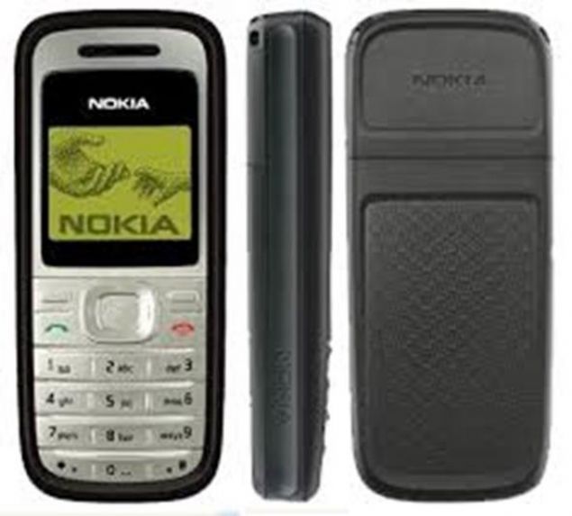  Nokia 1200     A��rl�k: 77 gram  