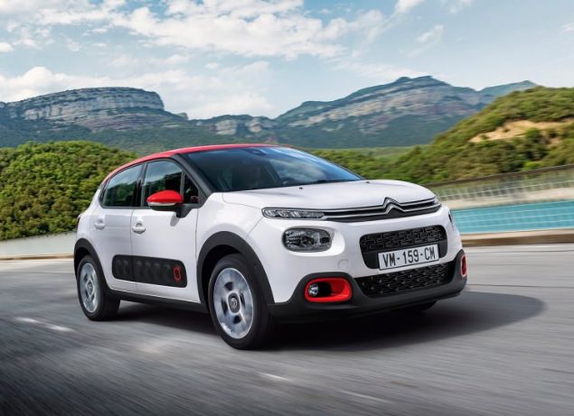 Citroen C3    2017 kl balang fiyat: 56.800 TL  ​2016 kl balang fiyat: 53.450 TL 
