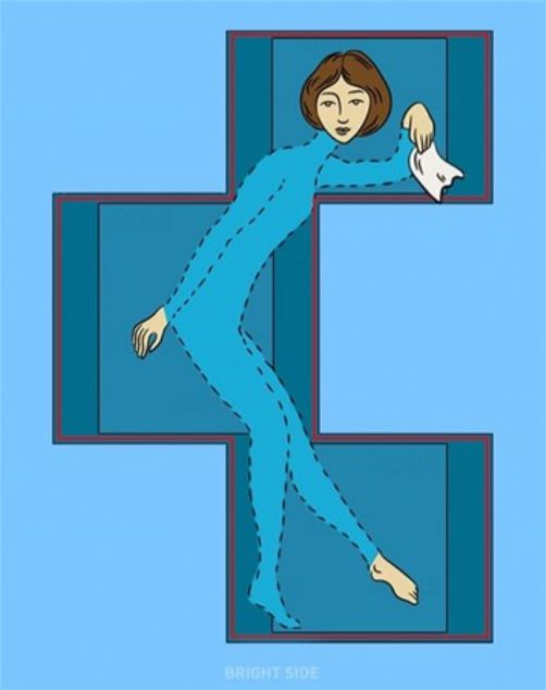 Nihayetinde sihirbazn esnek asistan kutuya byle sabiliyor. Biz kutulardaki boluklardan kafay, elleri ve ayaklar gryoruz   