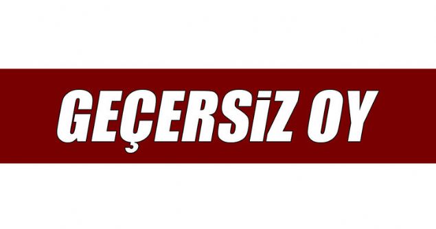 Haberin devam�ndaki foto�raflarda belirtilen durumlarda ise oylar ge�ersiz say�lacak...   