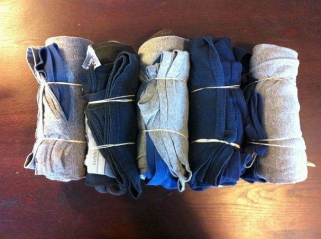 Bavula ok fazla eyanz sdrmak istiyorsanz kyafetlerinizin bir ksmna lastik geirin bavulunuzda daha fazla yer alsn.      