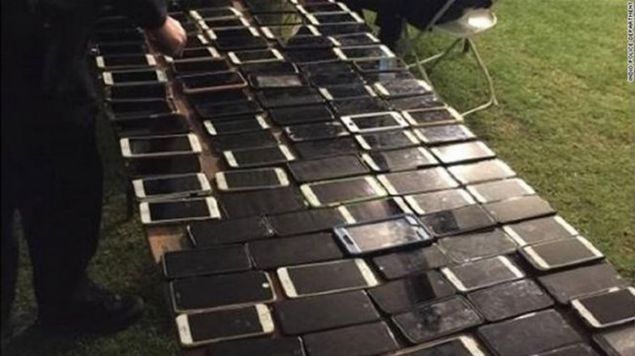  Coachella festivalinde ksa sre iinde yaklak 130 akll telefon alan Ronaldo De Jesus Honao isimli hrsz, teknolojiyi iyi kullanan polis ve festival katlmclarnn ibirliiyle yakaland.   