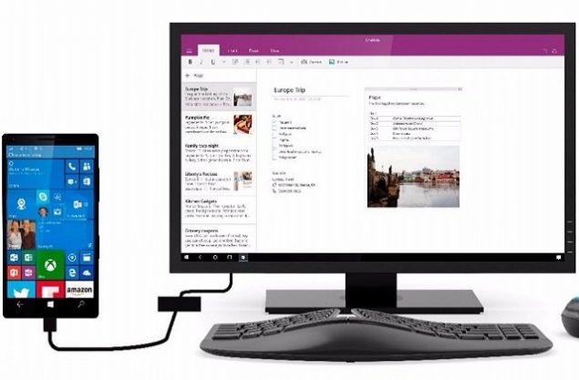 MON�T�R �ZELL���  Lumia model cihazlarda bulunan continuum �zelli�i sayesinde Microsoft, telefonlar�n bilgisayar monitor� gibi kullan�lmas�na olanak sa�lam��t�. Samsung'un Galaxy S7'de getirmedi�i USB-C �ayet S8'e gelirse telefonun monit�re harici olarak ba�lanmamas� i�in bir neden yok. 