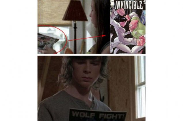 The Walking Dead  Dizide okunan karikatr dergisi de izleyenler eletirildi. 