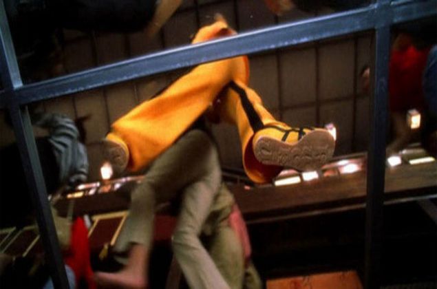 Kill Bill I   Sahne gerei uan Kill Bill'in ayakkab markasnn belli olduu sahne. 