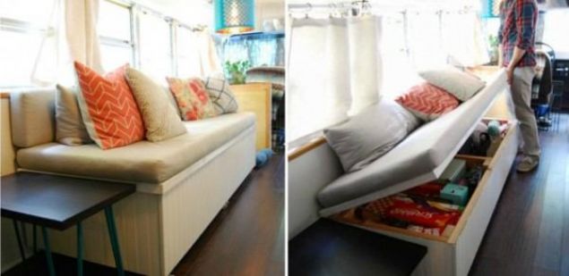 Kiran�n y�kselmesi �zerine eski bir okul otob�s�n� kendi evlerine d�n��t�rmeye karar veriyorlar.      