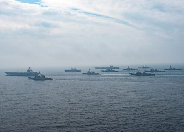 MSDF'den yaplan basn aklamasnda, iki Japon gemisinin cumartesi gnne, F-15 tipi sava uaklarnn ise cuma gnne kadar tatbikata devam edecei belirtildi. 