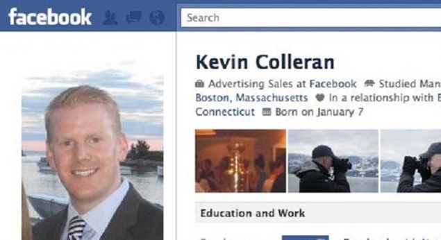 KEVIN COLLERAN, ilk 10 Facebook �al��an�ndan biri. Ba�kan Sean Parker'�n reklam sat��� �zerine ilk teklifini kendi i�ini kurmak i�in reddetse de sonradan fikrinden d�nerek hayati bir hatadan kurtuldu.   