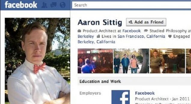 Napster'dan Sean Parker taraf�ndan Facebook'a transfer edilen Sittig, tasar�m stratejileri ve �r�n mimarisi �zerine �ok �al��t�.   