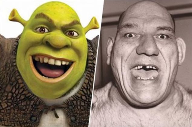 Shrek<br><br>  Hepimizin severek izledii Shrek'i bilmeyen yoktur. Aslnda Shrek diye karikatrletirilen ve izgi filme konu olan kiinin gerek yz vardr.     