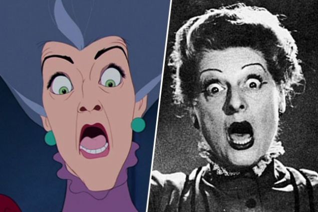 vey Anne, Klkedisi<br><br>  Amerikal aktris Eleanor Audley yz ifadesiyle ve sesiyle Klkedisi (1950)'ndeki Cinderella'nn kt kalpli vey annesine hayat vermekle kalmam ayn zamanda Uyuyan Gzel (1959)'deki cady canlandrmtr.     